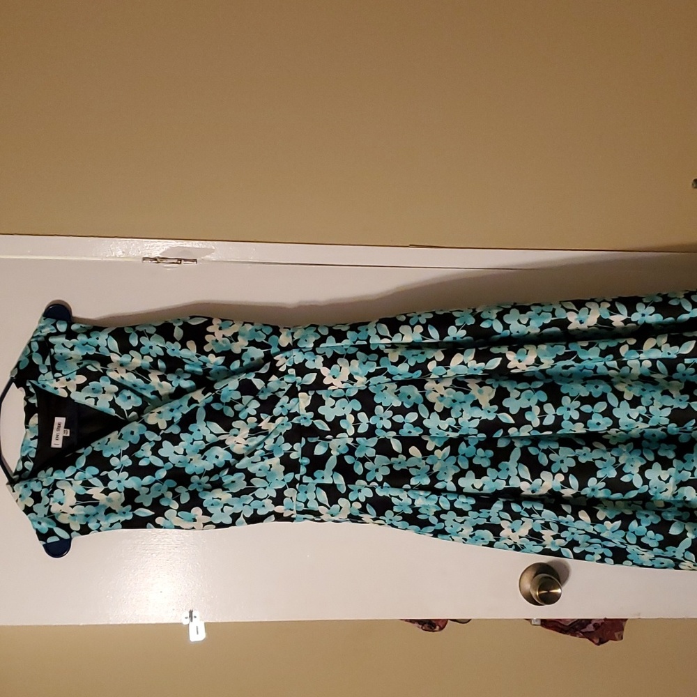 Vintage Jones Studio 14w flower pattern dress